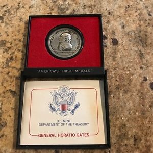US Mint General Horacio Gates Pewter Medal